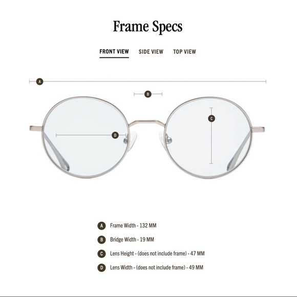 NWT Caddis Readers - Mercury in Matte Gunmetal Blue Tint Lens 0.0x magnification - Picture 9 of 9